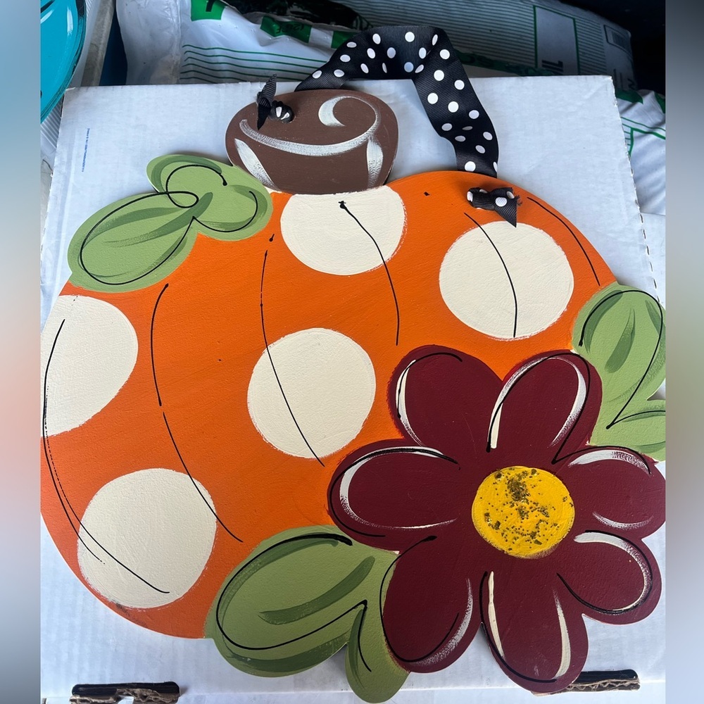 Hand-painted Festive Door Hangers Set - Picture 2 of 5